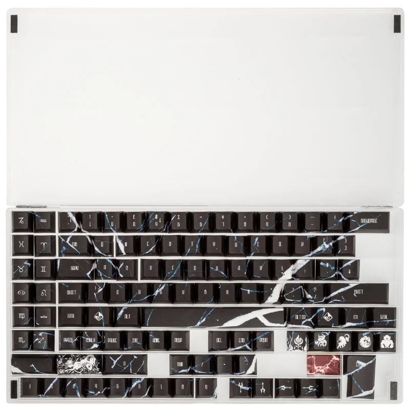 Keycap rinkinys Traitors TARTARUS GAKC-373 – klaviatūros klavišai mechaninėms klaviatūroms, JK išdėstymas