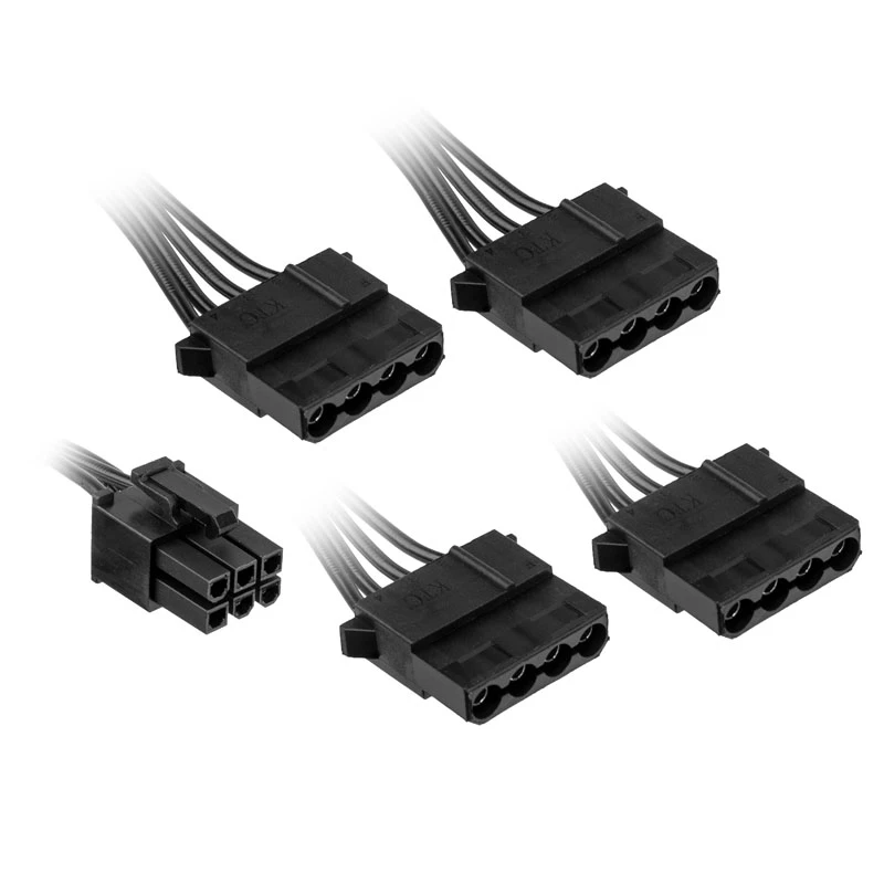Kolink modulinis kabelio reguliatorius KL-CBR-PAT — 4× 4 kontaktų Molex modulinis maitinimo kabelis