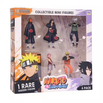 NARUTO SHIPPUDEN Figūrėlės – 6 vienetų rinkinys Deluxe Edition Ver. A
