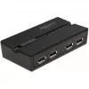DeLOCK 11494 USB jungiklis 4 kompiuteriams, juodas, USB Type-A / Type-B, 0.48 Gbit/s