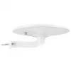 Omni-kryptinė aktyvi DVB-T/T2 HEVC antena MACLEAN MCTV-104 – lauko montavimui ant kemperio, 174–230 & 470–698 MHz, USB 5V