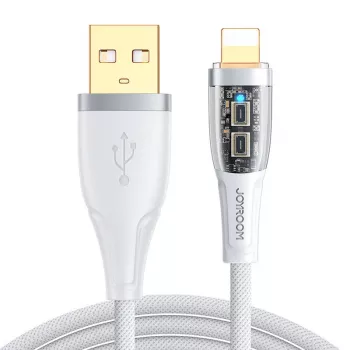 USB-A į Lightning laidas Joyroom S-UL012A3 2.4A 1,2 m Baltas