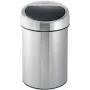 BRABANTIA Touch Bin 3 L matinio plieno šiukšlių dėžė su pirštų atspaudams atsparia danga, modelis 37 86 45