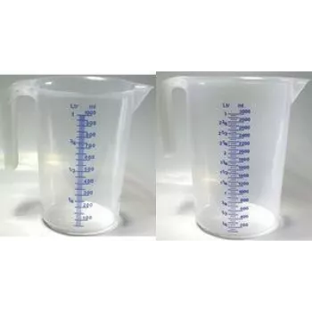 Matavimo indas IWH 003303, skaidrus, 3 L, aukštos kokybės polietilenas