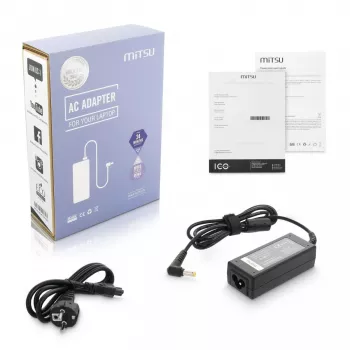 Maitinimo adapteris MITSU ACER ZM/ACE19237 19V 2.37A, suderinamas su ACER nešiojamaisiais įrenginiais