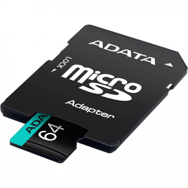 Flash atminties kortelė ADATA 64GB MicroSDXC UHS-I Premier Pro