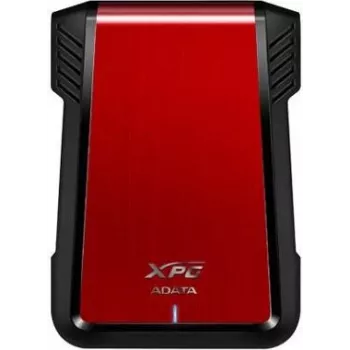 ADATA EX500 išorinis HDD/SSD dėklas Juodas, Raudonas 2,5 colio
