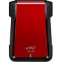 ADATA EX500 išorinis HDD/SSD dėklas Juodas, Raudonas 2,5 colio