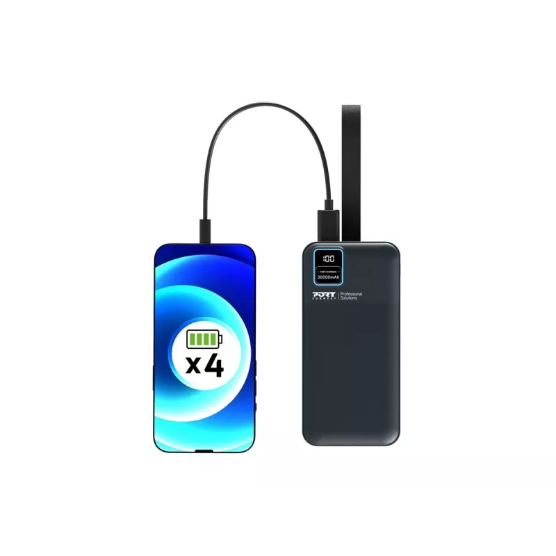 Nešiojamas įkroviklis Port Designs 907003 30000 mAh