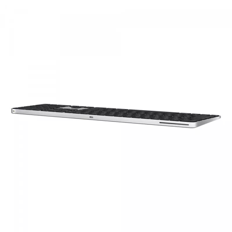 Apple Magic Keyboard su Touch ID ir skaitmeniniu bloku, USB + Bluetooth, QWERTY JAV anglų, juoda MXK83LB/A