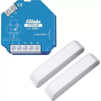 ELTAKO izoliacinė relė 1S ETR61NP-230V+FK dėžės montavimui 230V 10A ETR61NP-230V+FK (61100631)