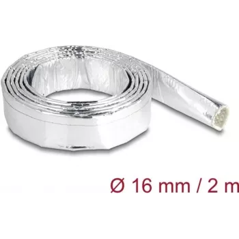 Kabelio apsauginė rankovė DeLOCK 19003 stiklo pluoštas aliuminis 2 m x 16 mm -40–200 °C