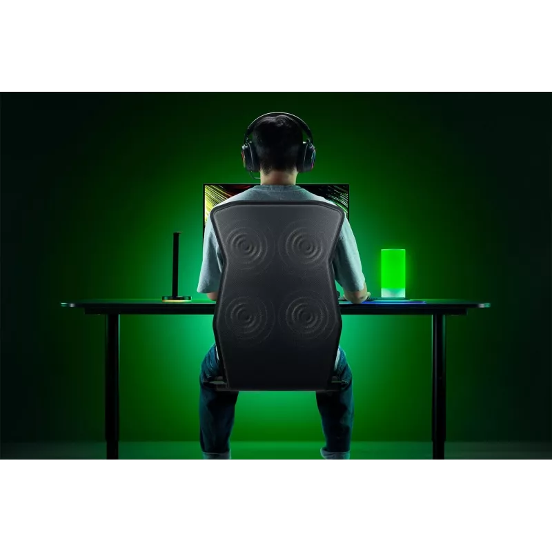 Sėdimosios pagalvėlės Razer Freyja juodos spalvos belaidžiu 2,4 GHz ryšiu