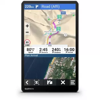 Garmin 1095 navigacijos sistema fiksuota 25,6 cm (10,1 colio) TFT lietimui jautrus ekranas 554 g Juoda (010-02749-10)