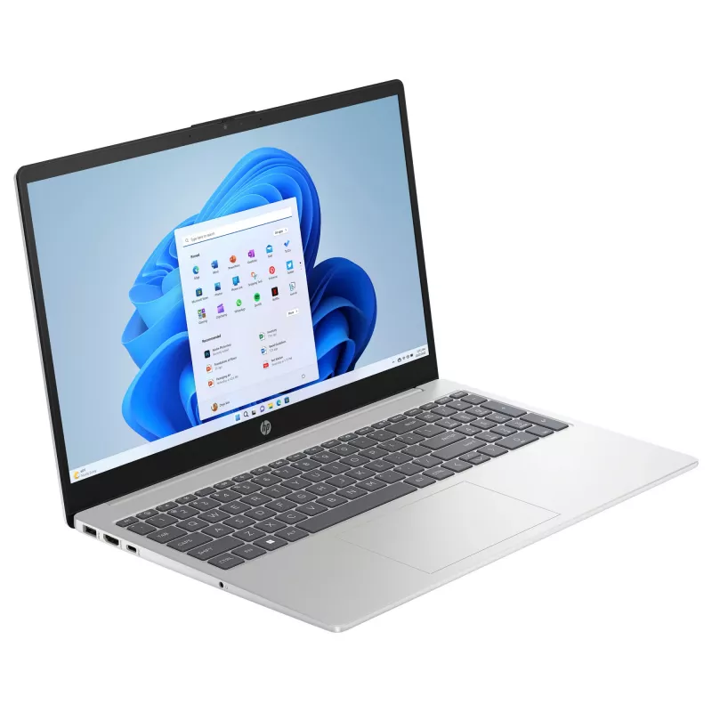 HP nešiojamas kompiuteris, 39,6 cm (15,6 colio) matinis ekranas, Full HD, keturių branduolių procesorius (B55U8EA#ABD)