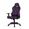 Gaming kėdė Arozzi Torretta SoftFabric Violetinė – ergonomiška, reguliuojamos porankiai, atlošiama nugara