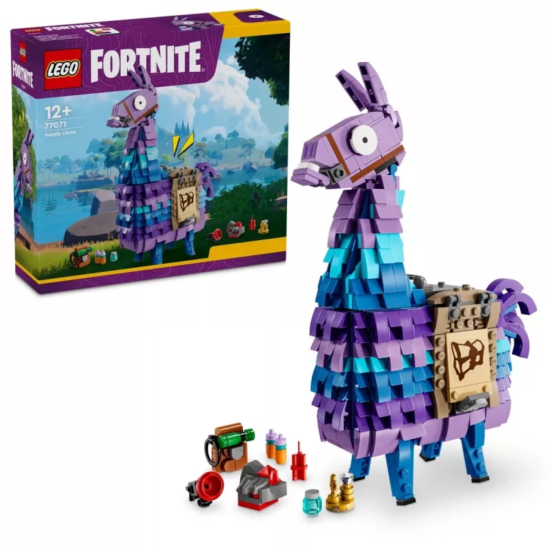 LEGO 77071 Fortnite Llama konstrukcinis žaislas – LEGO prekės ženklo laikymo ir demonstravimo dėžė