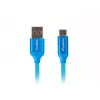 USB 2.0 kabelis LANBERG CA-USBO-21CU-0010-BL — USB A į USB C, 1 m, mėlynas
