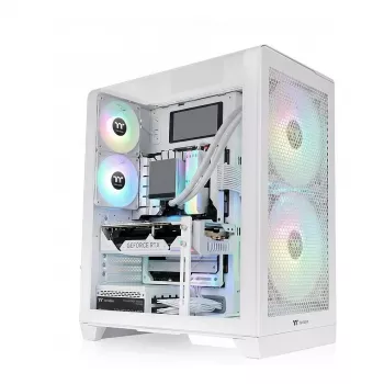 Kompiuterio korpusas THERMALTAKE View 390 TG Snow White mid-tower su grūdinto stiklo plokštėmis