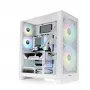Kompiuterio korpusas THERMALTAKE View 390 TG Snow White mid-tower su grūdinto stiklo plokštėmis