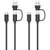 USB 3.2 Gen 1 laidas Speedlink SL-460101-BK, 3 m, USB A/USB C į USB C, juodas