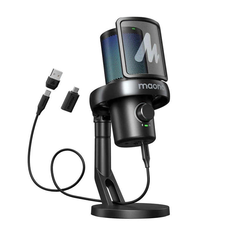 Belaidis mikrofonas su AI technologija Maono DM40 Pro
