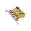 Sunix USB4300N PCIe 2.0 x1 sąsajos plokštė, 4x USB 3.0