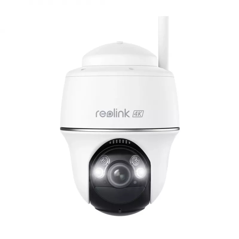 Reolink Argus Series B440 – 4K lauko belaidė kamera su baterija, pasukimu ir pakreipimu, asmens/transporto/gyvūno aptikimu, spalvotu naktiniu matymu