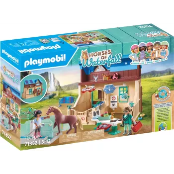 Playmobil Horses of Waterfall – Jojimo terapija ir veterinarinė praktika – Vaidybinis žaidimas vaikams nuo 5 iki 10 metų