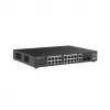 Valdomas L2 Gigabit PoE jungiklis Ruijie RG-ES220GS-P — 18× Gigabit (10/100/1000), IEEE 802.3af/at, 40 Gbit/s, juodas