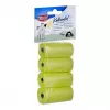 Šunų išmatų maišeliai Trixie Lemon Scented M – 4 ritinėliai po 20 vnt. (80 maišelių), geltoni plastikiniai