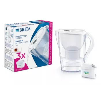 Brita Marella+ 3 kasečių PRO White 2.4 balta