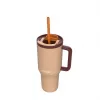 Terminis puodelis su teleskopiniu šiaudeliu Kambukka Rio Tumbler 950ml Almond Dream