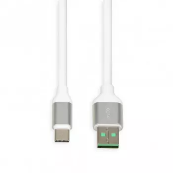 USB A – USB C laidas IBOX IKUMTCWQC 1,5 m, USB 2.0, 3 A, baltas