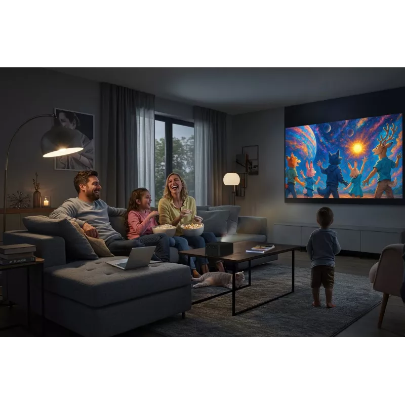 Optoma Photon Life PK32 standartinio fokusavimo projektorius 1100 ANSI liumenų DLP UHD 4K (3840x2160) 3D juodas