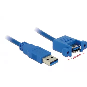 USB laidas DeLOCK USB 3.0 A 1 m 85112