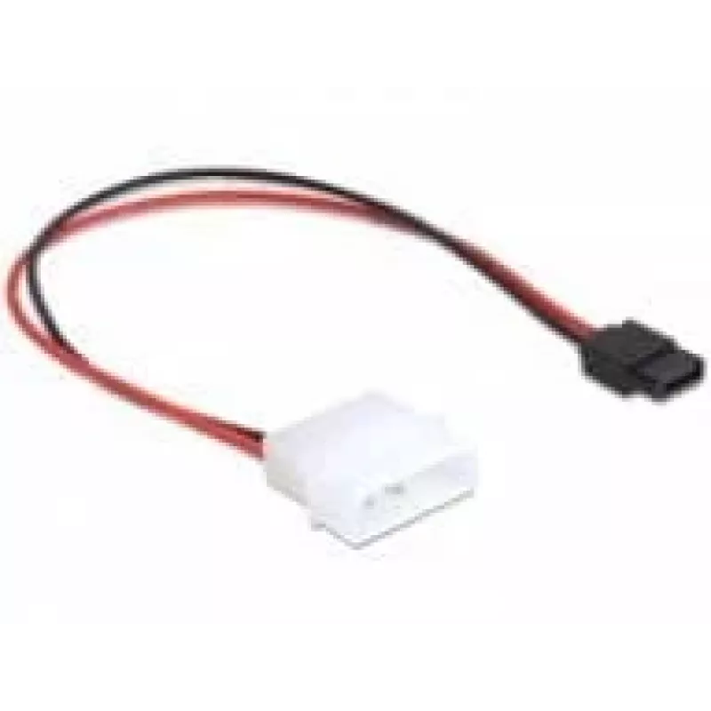 Delock maitinimo laidas Molex 4 kištukas į Slim SATA 6 lizdą 24 cm