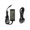 Maitinimo adapteris Green Cell AD76P 45W, skirtas Lenovo nešiojamiesiems kompiuteriams, 20V 2.25A, AC-DC, 100–240V įėjimas, juodas