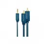 MP3 adapterio laidas (3,5 mm garso lizdas / 2x RCA kištukas) - 1,0 m, papildomas adapteris MP3 grotuvams, iPod ir išmaniesiems telefonams