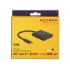 HDMI vaizdo skirstytuvas DeLOCK 87719, USB-C → 2× HDMI, 4K
