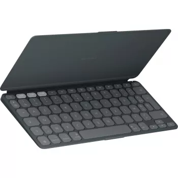 Logitech Keys-To-Go 2 klaviatūra belaidė Bluetooth AZERTY prancūziška grafito spalva
