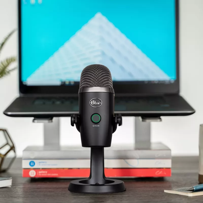 Logitech Yeti Nano, stalinis mikrofonas, 20–20000 Hz, 0,5 %, 24 bitai, 48 kHz, 4,5 mV/Pa