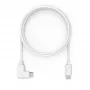 Compulocks 6ft USB-C į USB-C 90 laipsnių 2.0 įkrovimo ir duomenų kabelis - USB laidas - 24 kontaktų USB-C (M) tiesus į 24 kontaktų USB-C (M) dešinėn lenktas - 1,83 m - Baltas - Compulock