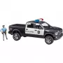 BRUDER RAM 2500 Policija 02505 – žaislinis policijos pikapas, mastelio modelis