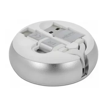 Įtraukiamas laidas DeLOCK USB 2.0 2 in 1 Type-A į Micro-B ir USB-C™