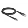 DeLOCK USB laidas USB 2.0 2 m USB A USB C juodas 81122