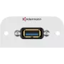 Kindermann Konnect 54 alu - Modulinis snap-in jungiklis - USB A tipo (7441000529)