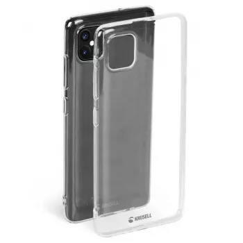 Krusell SoftCover iPhone 12 mini permatomas apsauginis dėklas
