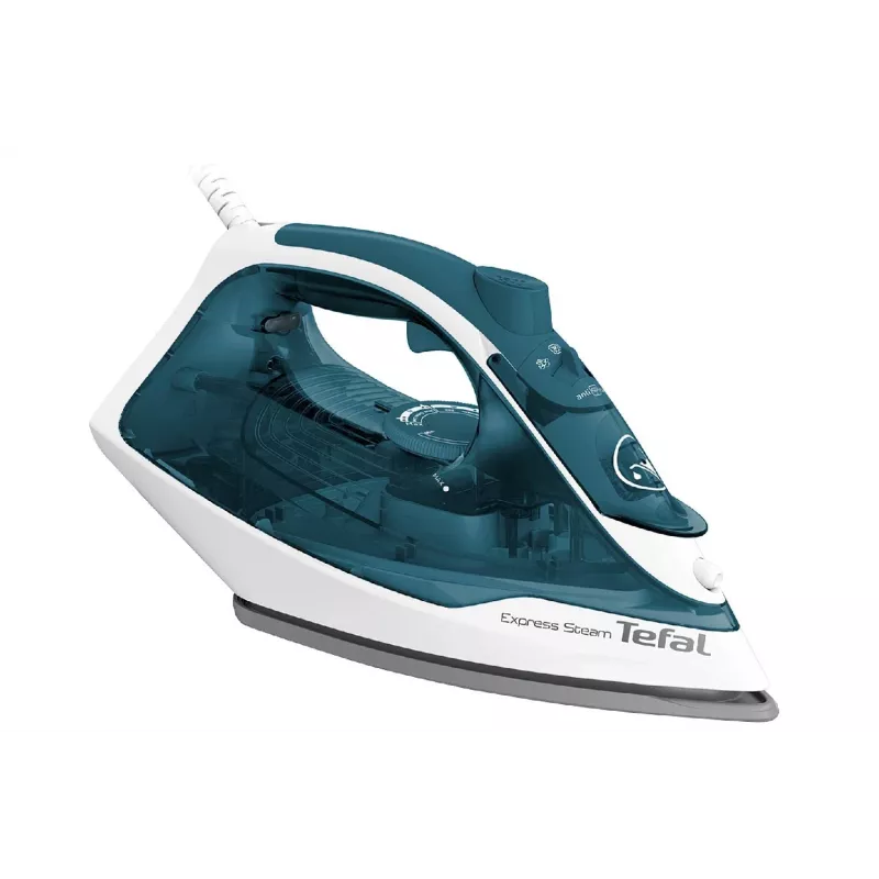 Tefal FV2839 lygintuvas sausam ir garų lyginimui, Cerilium padas, 2400 W, mėlyna, balta