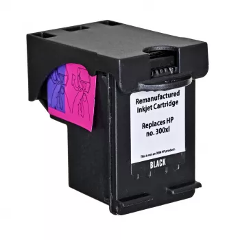 Kasetė Superbulk suderinama su HP 300XL CC641, juoda, pigmentinis rašalas, standartinė išeiga, 1 vnt.